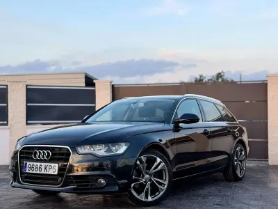 Usado Audi A6 177 CV (130 kW) 2013 Negro Familiar