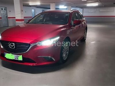 Usado Mazda 6 Style 150 CV (110 kW) 2017 Rojo Familiar