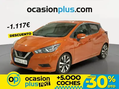 Usado Nissan Micra Acenta 117 CV (86 kW) 2020 Naranja Utilitario