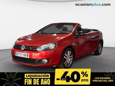 Rojo Usado 2012 VW Golf Cabriolet Descapotable | 7490 € (Buen precio)