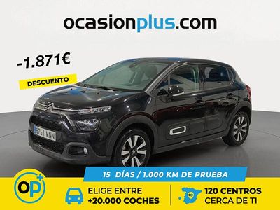 Usado Citroën C3 PureTech 110 CV (80 kW) 2024 Negro Berlina