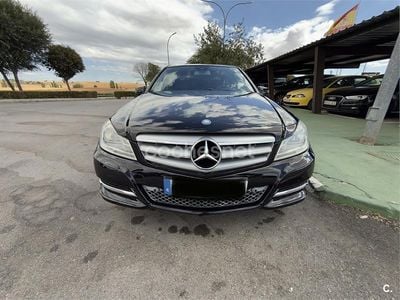 Usado Mercedes C220 Avantgarde 170 CV (125 kW) 2011 Negro Berlina