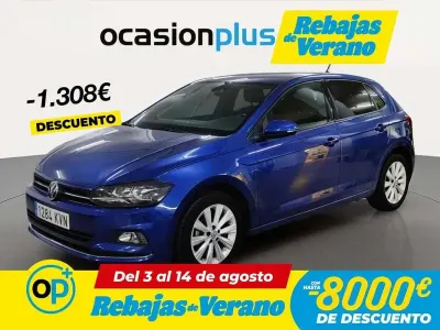 Usado VW Polo Sportline 95 CV (69 kW) 2019 Azul Utilitario