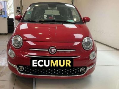 Usado Fiat 500C Lounge 69 CV (50 kW) 2018 Rojo Descapotable