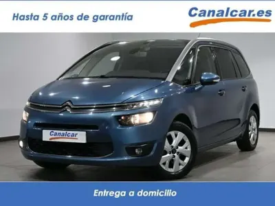 Usado Citroën C4 Feel 120 CV (88 kW) 2016 Azul Monovolumen