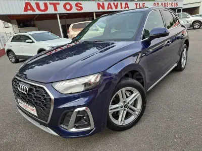 Usado Audi Q5 S-Line 204 CV (150 kW) 2021 Azul SUV