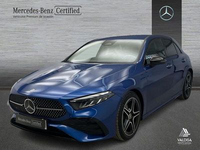 Usado Mercedes A200 AMG line 150 CV (110 kW) 2025 Azul Berlina