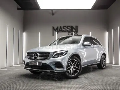 Usado Mercedes GLC250 AMG line 204 CV (150 kW) 2016 Gris / plata SUV