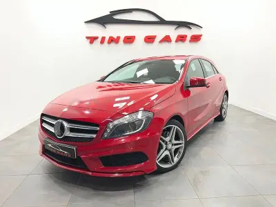 Usado Mercedes A250 AMG line 211 CV (155 kW) 2014 Rojo Utilitario
