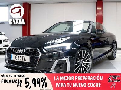 Usado Audi A5 Cabriolet S-Line 190 CV (139 kW) 2021 Negro Descapotable