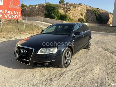 Usado Audi A6 225 CV (165 kW) 2007 Negro Familiar
