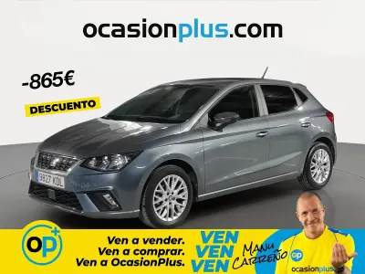 Usado Seat Ibiza Style 95 CV (69 kW) 2017 Gris