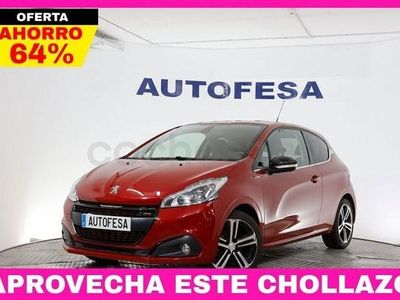 Usado Peugeot 208 GT-line 110 CV (80 kW) 2017 Rojo Utilitario