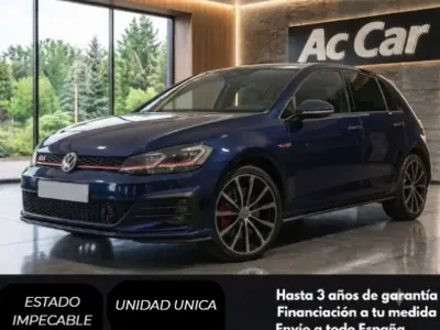 Usado VW Golf VII GTI 230 CV (169 kW) 2018 Azul Utilitario
