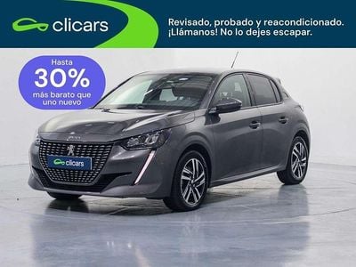 Usado Peugeot 208 Allure 102 CV (75 kW) 2021 Gris Utilitario
