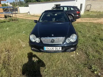 Usado Mercedes CLK200 163 CV (119 kW) 2005 Negro Coupe