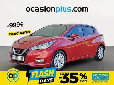 Usado Nissan Micra Acenta 100 CV (73 kW) 2020 Rojo Utilitario