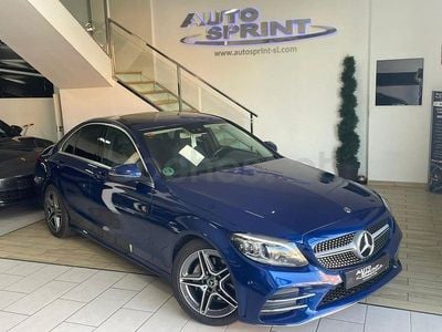 Käytetty Mercedes C220 194 HP (142 kW) 2019 Sininen Sedan