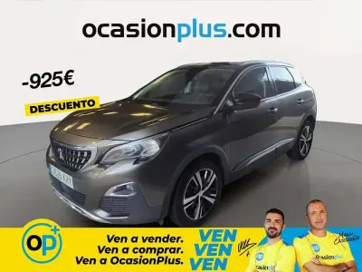 Usado Peugeot 3008 Allure 131 CV (96 kW) 2018 Gris SUV