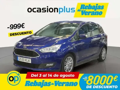 Usado Ford C-MAX Trend+ 125 CV (91 kW) 2018 Azul Monovolumen
