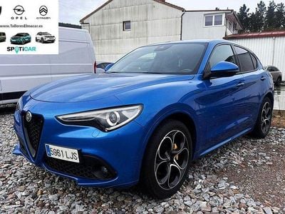 Azul Usado 2020 Alfa Romeo Stelvio Veloce SUV | 28.900 € (Precio justo)