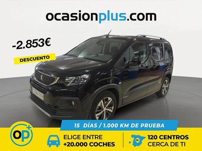 Usado Peugeot Rifter Allure 130 CV (95 kW) 2019 Negro Monovolumen