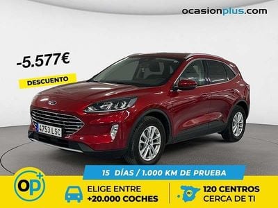 Rojo Usado 2021 Ford Kuga Titanium SUV | 18.450 € (Super precio)