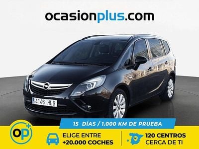 Usado Opel Zafira Selective 130 CV (95 kW) 2012 Negro Monovolumen