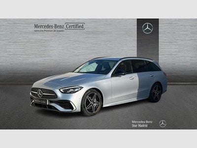 Usado Mercedes C220 AMG line 200 CV (147 kW) 2025 Plata hightech (metalizado) Berlina
