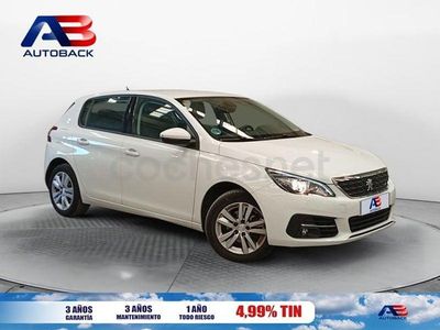Usado Peugeot 308 Active 130 CV (95 kW) 2021 Blanco Berlina