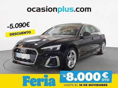 Usado Audi A5 S-Line 204 CV (150 kW) 2020 Negro Coupe