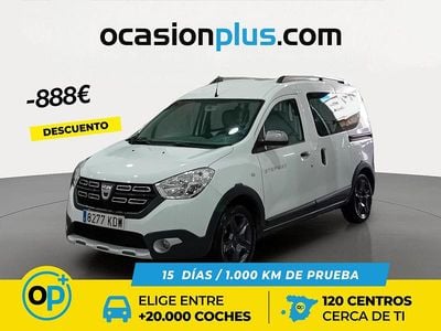Usado Dacia Dokker Stepway 90 CV (66 kW) 2017 Blanco Monovolumen