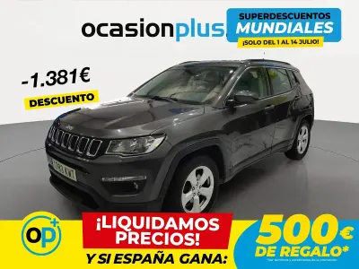 Usado Jeep Compass Longitude 120 CV (88 kW) 2019 Gris SUV