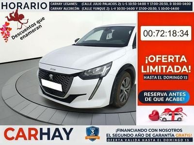 Usado Peugeot e-208 Active 100 kW (136 CV) 2022 Blanco Utilitario