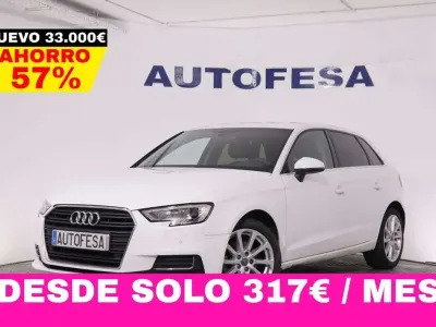 Usado Audi A3 Sportback Attraction 110 CV (80 kW) 2017 Blanco Utilitario