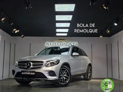 Usado Mercedes GLC220 170 CV (125 kW) 2018 Gris / plata SUV