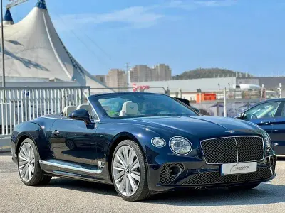 Usado Bentley Continental GT Convertible 659 CV (484 kW) 2022 Azul Descapotable