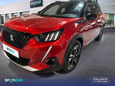 Rojo Usado 2021 Peugeot 2008 GT SUV | 17.970 € (Precio justo)