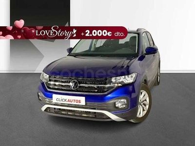 Usado VW T-Cross Advance 110 CV (80 kW) 2023 Azul SUV