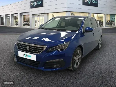 Usado Peugeot 308 Allure 130 CV (95 kW) 2018 Azul Berlina