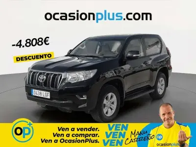 Usado Toyota Land Cruiser 177 CV (130 kW) 2020 Negro SUV