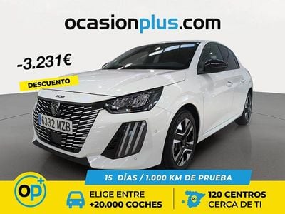 Usado Peugeot 208 Allure 100 CV (73 kW) 2025 Blanco Utilitario