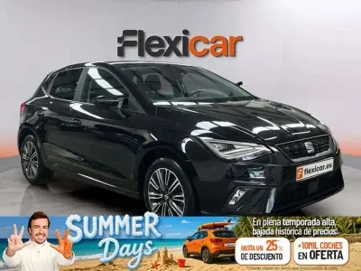 Usado Seat Ibiza Style 110 CV (80 kW) 2022 Negro Utilitario