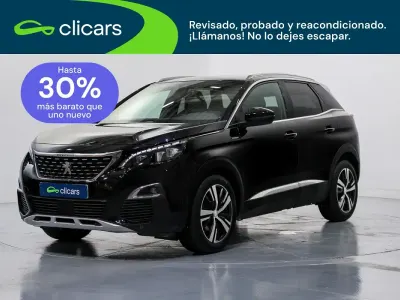 Usado Peugeot 3008 GT-line 130 CV (95 kW) 2020 Negro SUV