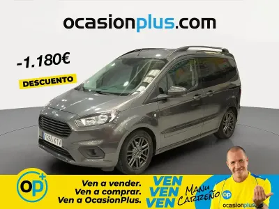 Usado Ford Tourneo Courier Sport 100 CV (73 kW) 2019 Gris Monovolumen