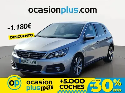 Usado Peugeot 308 Allure 130 CV (95 kW) 2018 Gris