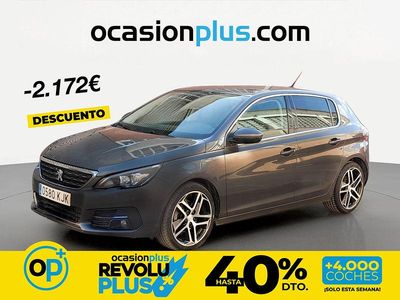 Usado Peugeot 308 Allure 130 CV (95 kW) 2018 Gris