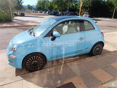 Usado Fiat 500 Lounge 69 CV (50 kW) 2015 Azul Berlina