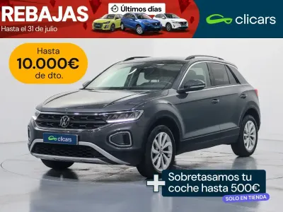 Usado VW T-Roc Life 115 CV (84 kW) 2022 Gris SUV