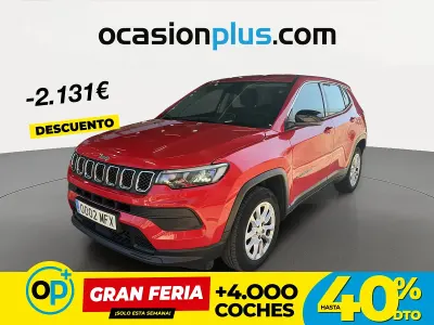 Usado Jeep Compass Longitude 130 CV (95 kW) 2023 Rojo SUV